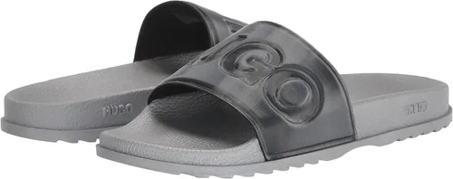 Vista 7 de HUGO Sandalias deslizantes con logotipo grande para hombre