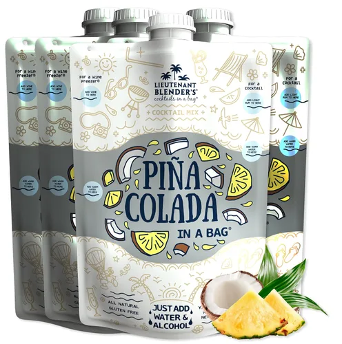 Vista 23 de Lt. Blender's Peach Bellini in a Bag – Mezclas de vino para granizado – Cada bolsa hace 1/2 galón de mezcla congelada de Peach Bellini – Mezcla