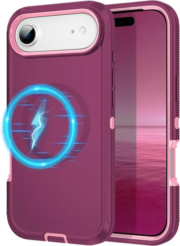 Vista 21 de Funda para iPhone 11, a prueba de golpes, caídas y polvo, protección de cuerpo completo de 3 capas, cubierta dura de alto impacto de alta