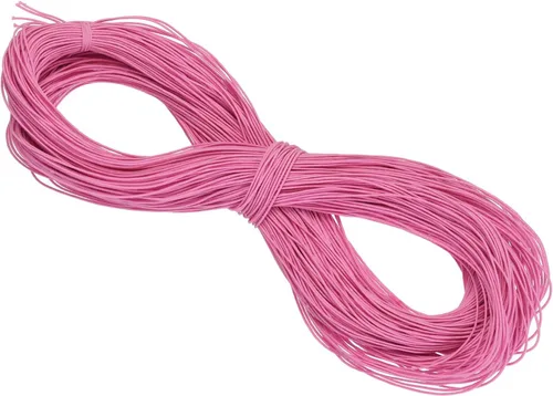 Vista 44 de PATIKIL Cuerda elástica elástica de 109 yardas (328.1 ft), cuerda elástica pesada de 0.059 in, albaricoque para manualidades, correas de gancho