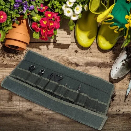 Vista 5 de Jardín de recorte, 6 unids Multifuncional Bonsai Pl Tijeras de árbol Recorte Herramienta de Corte Set con Bolsa de Almacenamiento