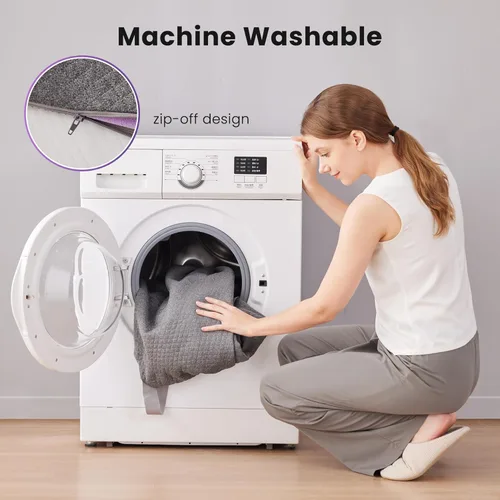 Vista 8 de SINWEEK Cubrecolchón de espuma viscoelástica de gel de 2 pulgadas, tamaño Twin, almohadilla ventilada de alta densidad para dolor de espalda