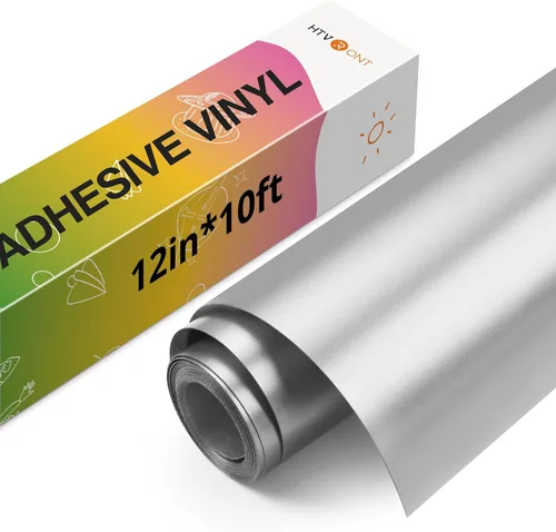 Vista 14 de HTVRONT Rollos de vinilo permanente azul – Vinilo adhesivo permanente de 12 pulgadas x 11 pies compatible con máquina de corte Cricut, Silhouette