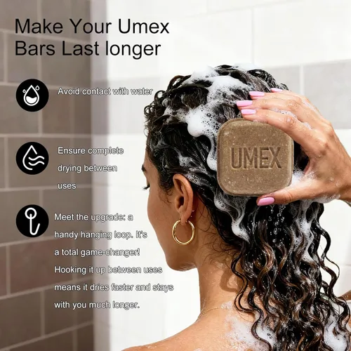 Vista 9 de Batana Oil & Natural Herbal Shampoo Bar Set para el cuidado del cabello, para cabello seco y dañado, mezcla nutritiva con aceite de argán, sin