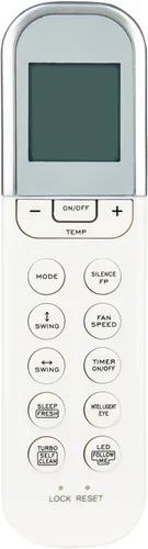 RG36F - Mando a distancia de repuesto compatible con aire acondicionado Midea RG36B RG36F BGEF RG36C BGE AC