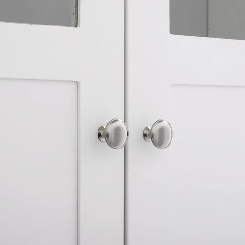 Vista 3 de Almacenamiento sobre el inodoro, organizador de baño de 3 estantes, estante de inodoro doble para ahorro de espacio, estante de almacenamiento