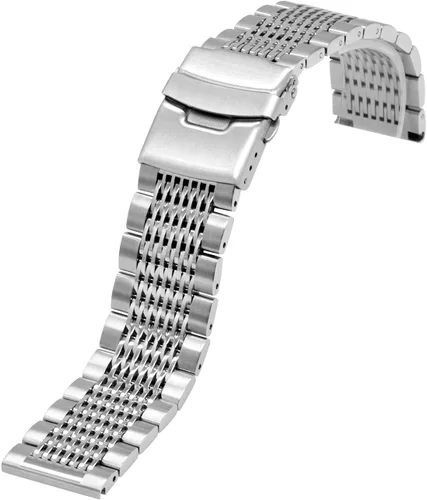 Vista 3 de Juntan Compatible for Galaxy Watch 46mm Bands Gear S3 Frontier, Classic Samsung Galaxy Watch 3 45mm Stainless Steel Mesh Watch Band 22mm Replacement