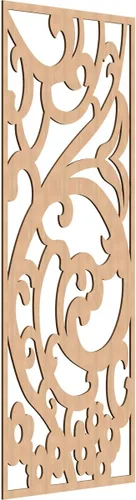 Vista 174 de Ekena Millwork WALW10X25X0250BDWHI Bridgewater - Paneles de pared decorativos de madera con calado, 9 3/8 pulgadas de ancho x 24 3/8 pulgadas