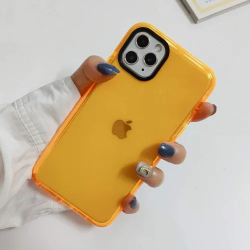 Vista 5 de Funda transparente suave compatible con iPhone 11 Pro Max, con protección a prueba de golpes, resistente y delgada, de goma suave que absorbe