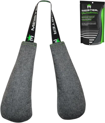 Meister Guante deodorizers para guantes de boxeo y la todos los deportes – Absorbe Stink y hojas Fresh, Gris