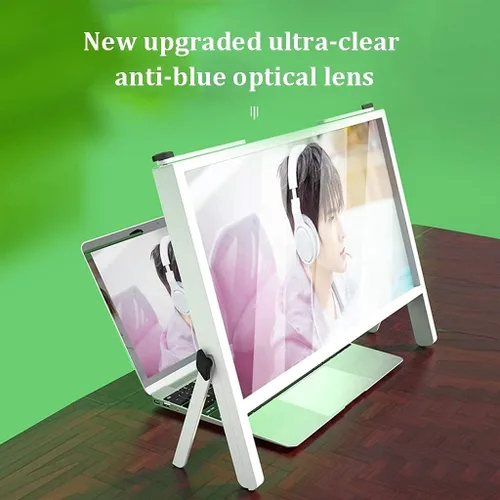 Vista 2 de YXCKG Amplificador de lupa de pantalla 2021, versión más reciente, lupa de pantalla 3D de 21 pulgadas para laptop, lupa para leer, lupa 3X/hoja