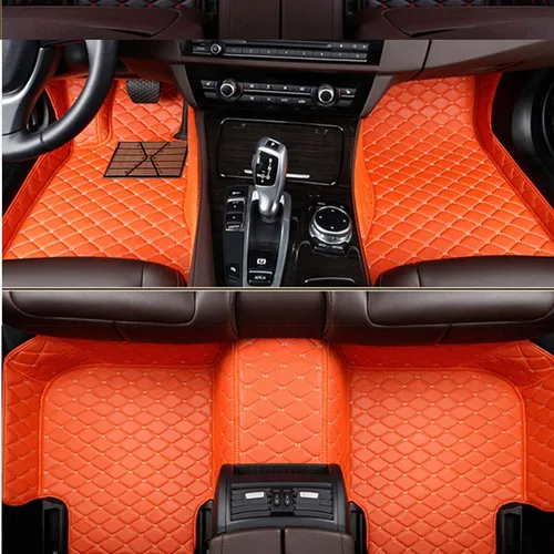 Vista 6 de Alfombrillas personalizadas para autos Compatibles con todos los modelos Toyota Lexus 2005-2023 (Beige)
