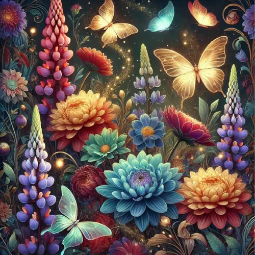 Eiazuiks Kits de Arte de Diamantes para Adultos, Kits de Pintura de Diamantes Hortensia Macrophylla para Adultos 5D DIY Taladro Completo Puntos de