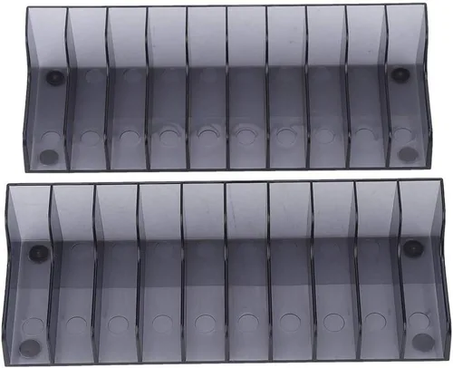 Vista 2 de Wendry Estante de almacenamiento de CD de juego de 2 piezas, caja de tarjetas de juego de gran capacidad, soporte de almacenamiento de CD