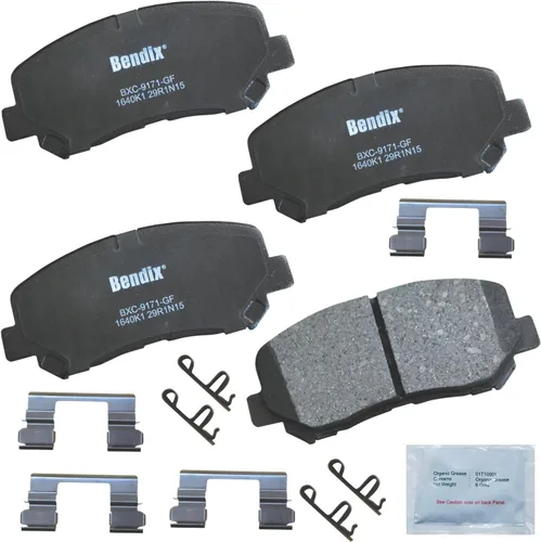 Vista 81 de Pastillas de freno delanteras semi-metálicas Bendix Priority1 CFM1774 para Ford Transit 2019-2017, Transit-150 2021-2015, Transit-250 2021-2015