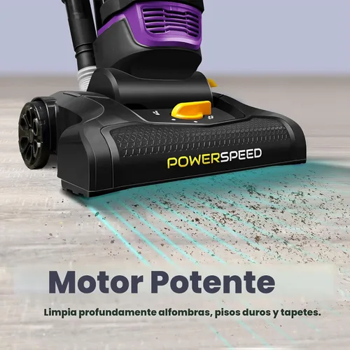 Vista 3 de Eureka Upright Vacuum Cleaners, PowerSpeed Lightweight, NEU181A Azul