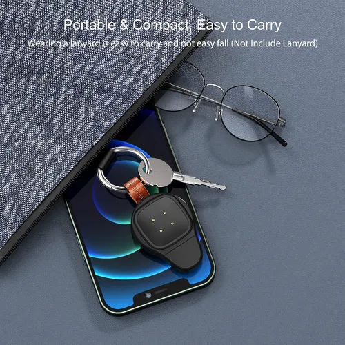 Vista 2 de Cargador de reloj compatible con Fitbit Versa 4 / Versa 3 / Sense 2 / Sense 2 / Sense, base de carga USB de repuesto de viaje portátil para Fitbit