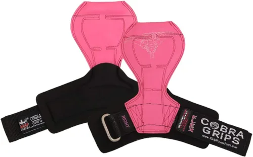 Vista 18 de Cobra Grips Flex Model Weight Lifting Gloves Heavy Duty Straps Alternative Power Lifting Hooks for Deadlifts with Padded Wrist Wrap Support