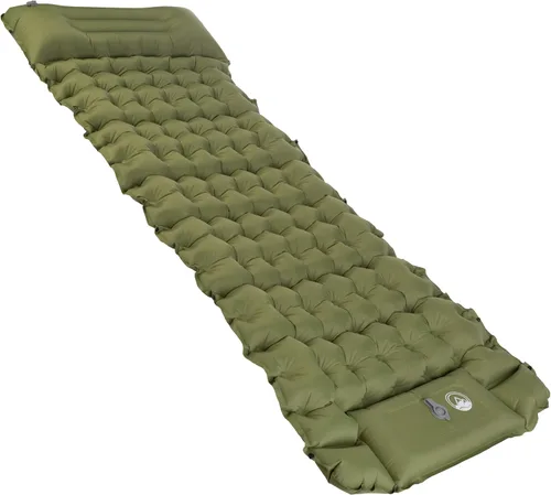 Vista 9 de Wakeman Outdoors - Colchoneta inflable con bomba de pie incorporada - Colchón impermeable para campamento - Equipo de campamento imprescindible por
