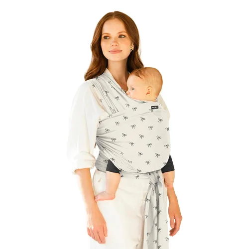 Vista 34 de Porta bebé Moby Baby Wrap Evolution de Petunia Pickle Bottom para recién nacidos a niños pequeños (8-15kg), porta bebé tipo cabestrillo, diseño
