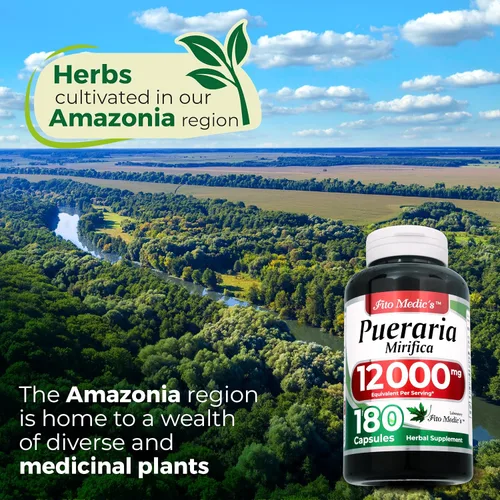 Vista 5 de FITO MEDIC'S Laboratorio pueraria mirifica 180 Cápsulas pueraria mirifica Cápsulas