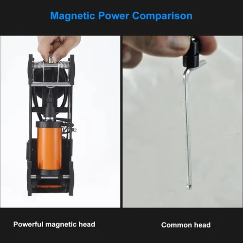 Vista 6 de Imán universal de metal para bicicleta, resistente al desgaste, ligero, potente absorción, odómetro, imán, sensor magnético para bicicleta