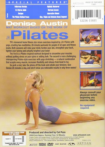 Vista 2 de Denise Austin Mat Workout Based on the Work of JH Pilates