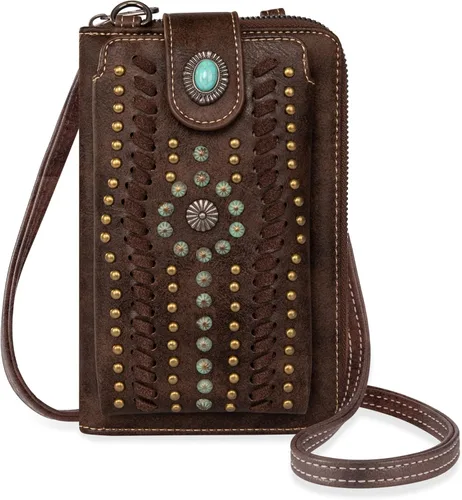Montana West Small Crossbody Cell Phone Purses for Women Western Cell Phone Wallet Bags Purses and Handbags with Coin Pocket