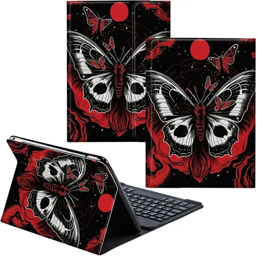Vista 25 de Para Samsung Galaxy Tab S6 Lite Funda 2022/2020 Teclado Inalámbrico Desmontable Y Cubierta De Soporte De Cuero PU Funda Protectora Para Samsung