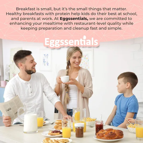 Vista 7 de Eggssentials Recambio de acero inoxidable para cazador furtivo de huevos, antiadherente, sin PFOA, individuales, extraíbles (4)