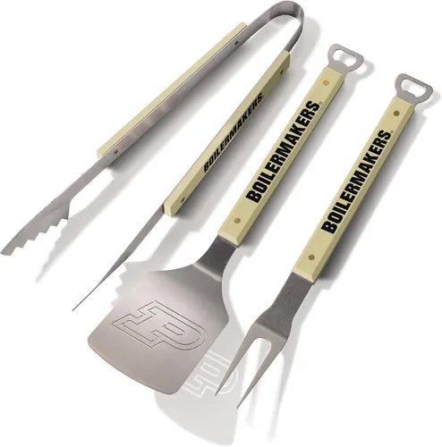 YouTheFan NCAA Spirit Series - Juego de barbacoa de 3 piezas