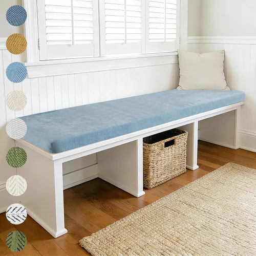 Cojines de banco personalizados para muebles de interior, cojín de banco de piano, cojín de banco de zapatos, cojín de desayuno, complementa varios