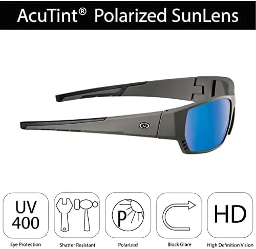 Vista 4 de Flying Fisherman Drop Back Wrap-Around Sunglasses