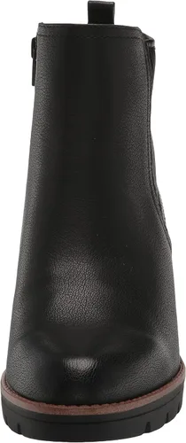 Vista 2 de Naturalizer Womens Madalynn Gore Lug Sole Heeled Ankle Bootie