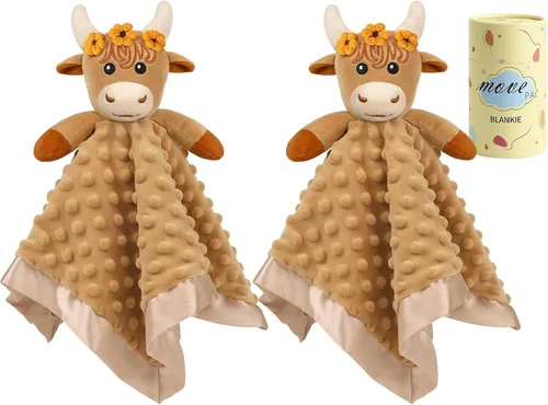 Manta de seguridad para bebé, manta suave de juguete para niñas, juguete para acurrucarse, regalo para recién nacido, 2 unidades, manta para bebés,