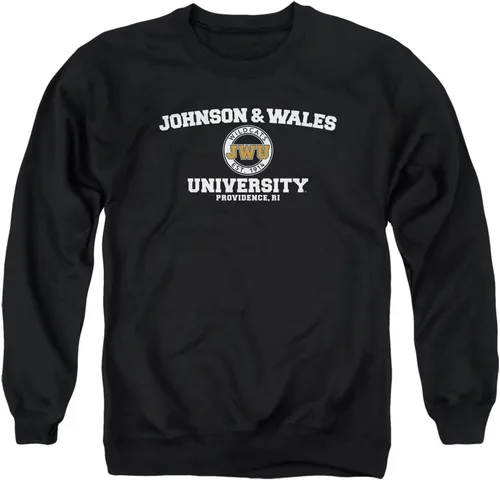 Vista 2 de LOGOVISION Johnson & Wales University - Sudadera unisex con cuello redondo y logotipo oficial del círculo para adultos