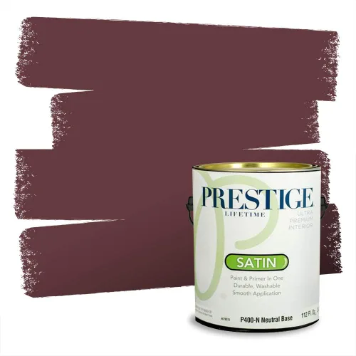 Vista 652 de Prestige Paints Pintura exterior e imprimación en uno, 1 galón, plano, coincidencia comparable de Valspar* Amber Rose*