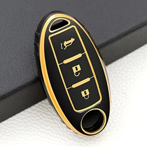 Vista 11 de TPU Car Remote Key Case Cover Shell, for Nissan Qashqai J10J11 X-Trail T31T32 Kicks Tiida Pathfinder Murano Note Juke for Infiniti