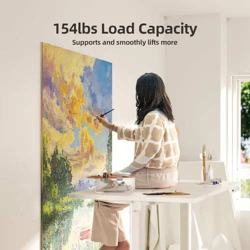 Vista 83 de INNOVAR Escritorio eléctrico de pie, escritorio de pie de altura ajustable, escritorio de pie de 40 x 24 pulgadas para computación de oficina