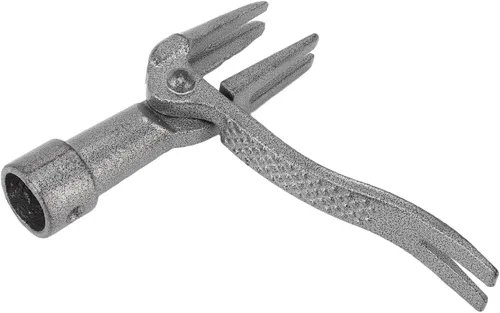 Vista 5 de Herramienta extractor de malezas Hierro Stand Up Extractor de malezas Mango largo Tubo de acero extraíble Jardinería Césped Patio Eliminar