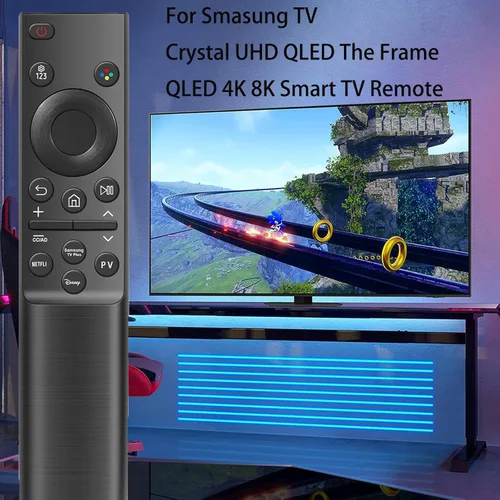 Vista 4 de Paquete de 2: control remoto universal para Samsung TV para LCD LED HDTV 3D Crystal UHD TV Series Smart TV Remote