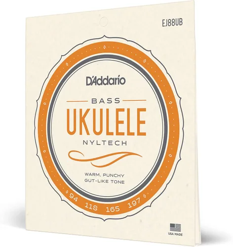Vista 6 de D'Addario - Juego de cuerdas para ukelele barítono, fluorocarbono, EJ99B, 4 cuerdas, paquete de 1
