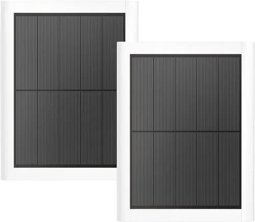 Vista 6 de Paquete de 2 paneles solares de 8 W para cámara de anillo, cargador solar impermeable IP65 con cable USB C de 10 pies compatible con anillos