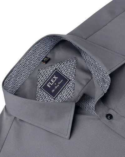 Vista 5 de J.VER Men's Casual Long Sleeve Stretch Dress Shirt Wrinkle-Free Regular Fit Button Down Shirts