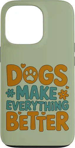Vista 10 de Dogs Make Everything Better Cute Dog Lover Dog Parent Case for iPhone 16