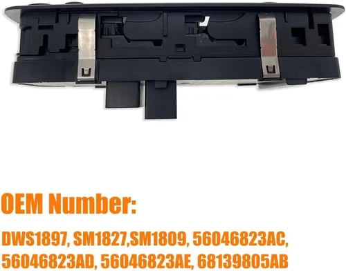 Vista 3 de 56046823AE Interruptor de control maestro de ventana eléctrica para Chrysler 300 2011-2020, para Chrysler 200 2015-2017, para Dodge Charger