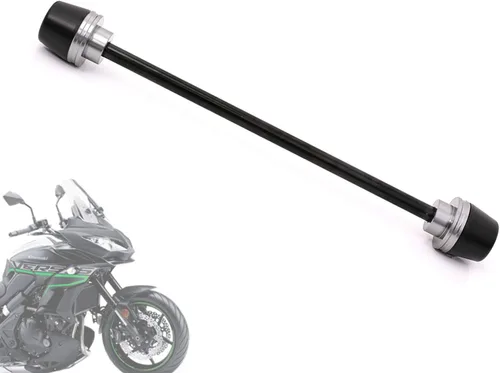 Vista 10 de MC MOTOPARTS Compatible con KLE 650 2008-2009 - Protectores de horquilla para eje delantero negro