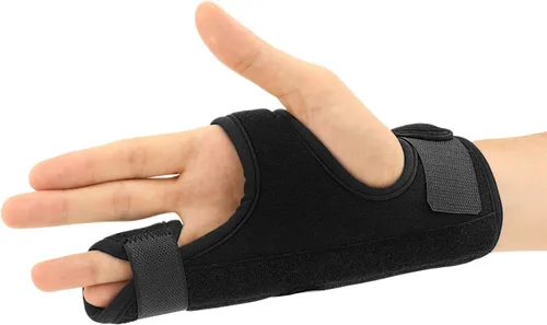 Vista 2 de Soles Férula Abrazadera de Neopreno Boxer Break Metacarpiana se Adapta tanto a Mano Izquierda/Derecha, Férula de Dedo
