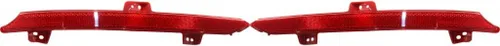 Vista 9 de Para Honda Accord 2018 19 20 21 2022 Reflector de parachoques lado del conductor trasero LED CAPA HO1184113 33555TVAA01