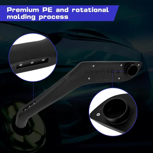 Vista 3 de Kit de buceo de admisión de aire para 2005-2015 Toyota Tacoma con entrada de aire de combustible derecho de 4L, kit de sistema de alto rendimiento